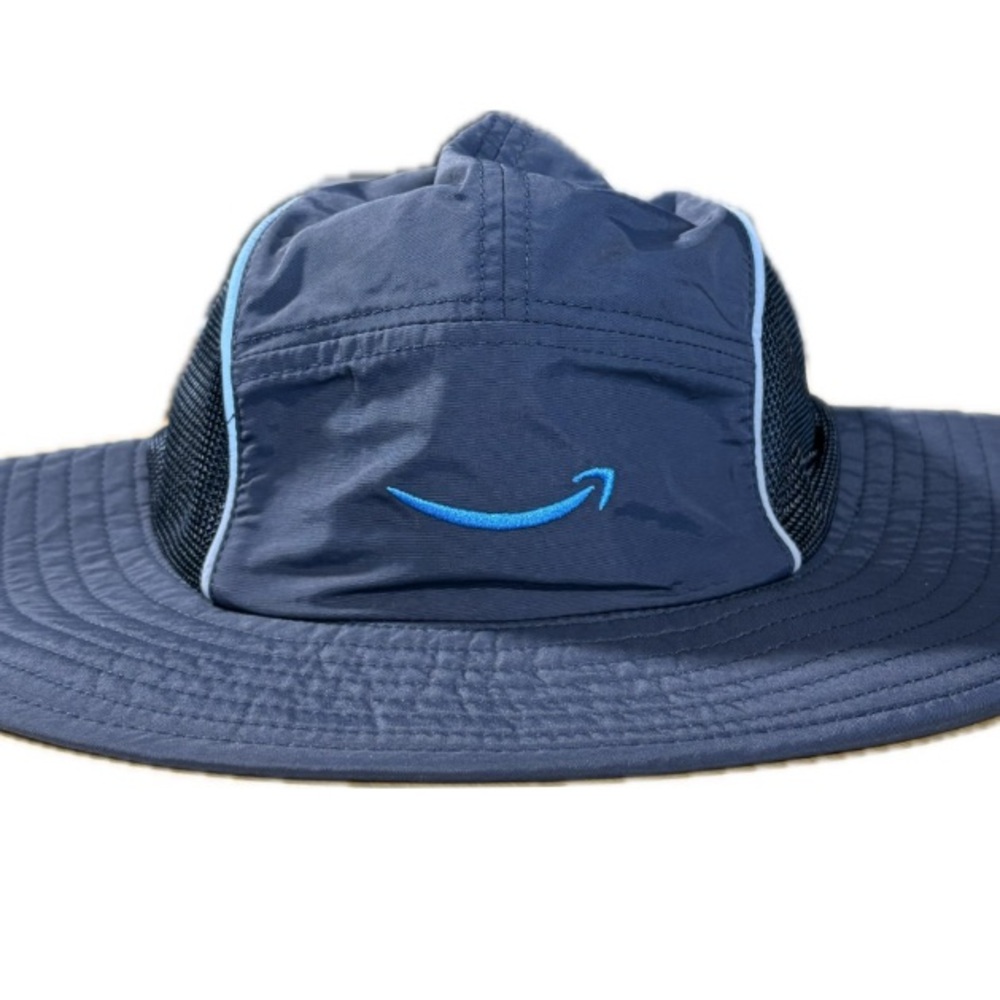Blue Bucket Hat with Logo